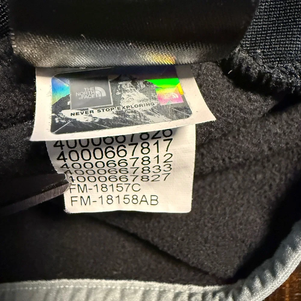 The North Face Mens XL‎ Quarter Zip Fleece Pullover Grey Colorblock Jacket